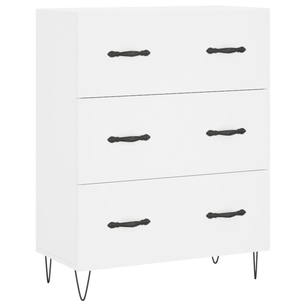 Vidaxl dressoir 69,5x34x90 cm bewerkt hout wit