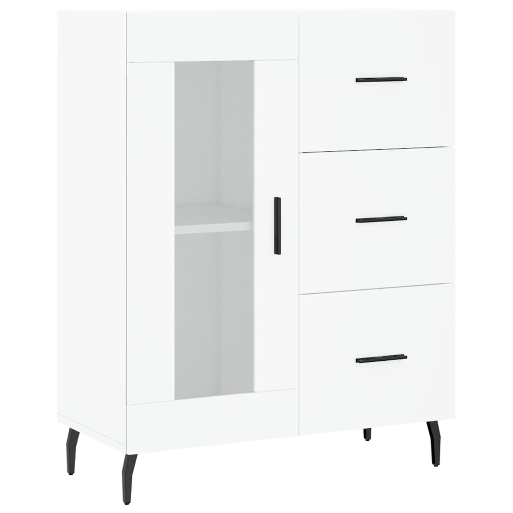 Vidaxl dressoir 69,5x34x90 cm bewerkt hout wit