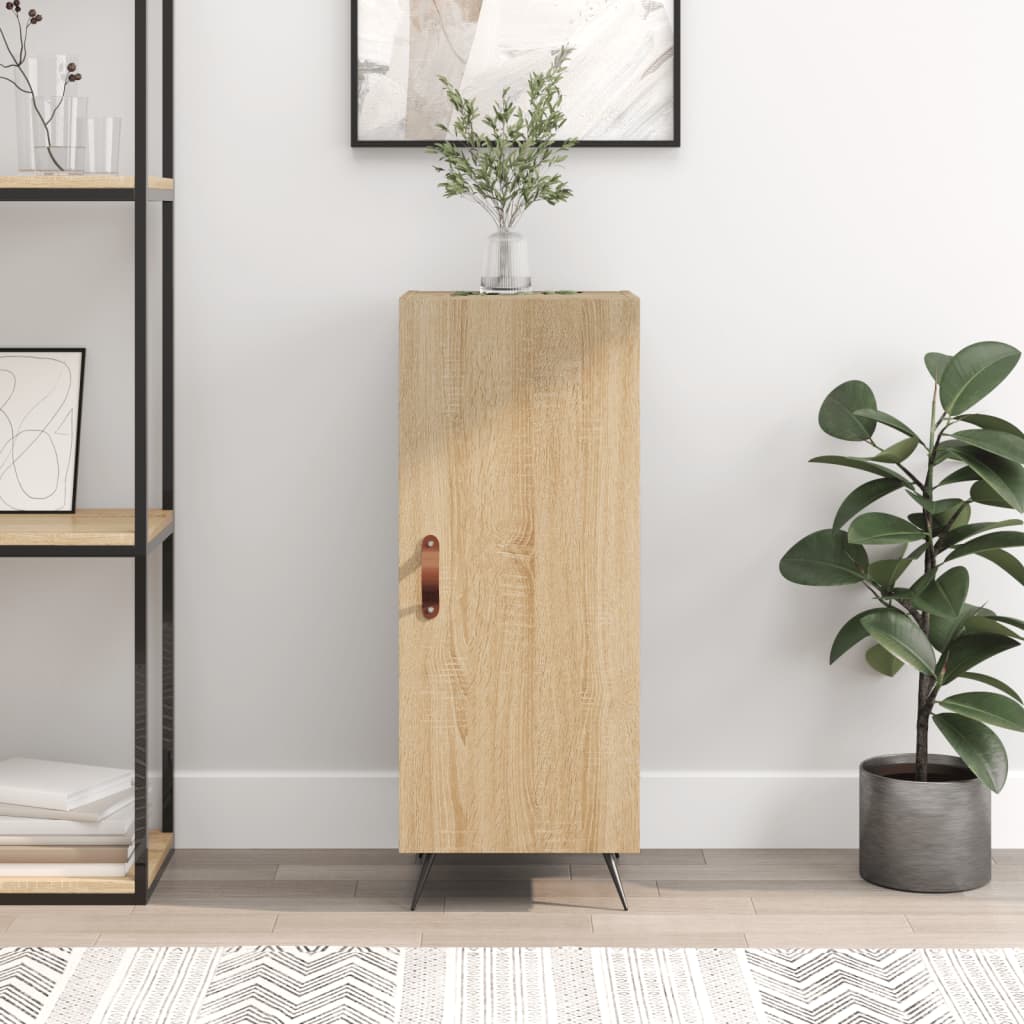 Vidaxl dressoir 34,5x34x90 cm bewerkt hout sonoma eiken