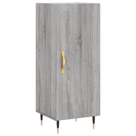 Vidaxl dressoir 34,5x34x90 cm bewerkt hout grijs sonoma eikenkleurig