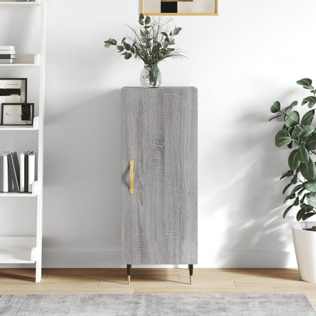 Vidaxl dressoir 34,5x34x90 cm bewerkt hout grijs sonoma eikenkleurig