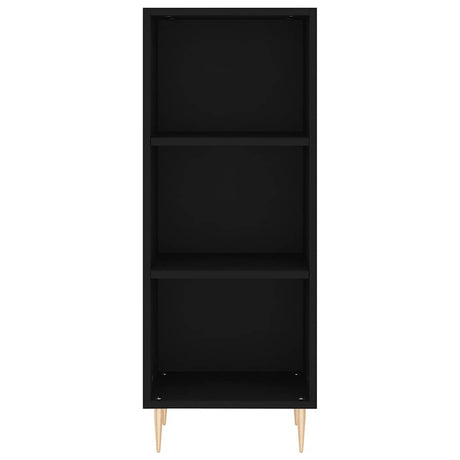 Vidaxl dressoir 34,5x32,5x90 cm bewerkt hout zwart