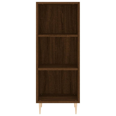 Vidaxl dressoir 34,5x32,5x90 cm bewerkt hout bruin eikenkleur