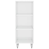 Vidaxl dressoir 34,5x32,5x90 cm bewerkt hout hoogglans wit