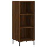 Vidaxl dressoir 34,5x32,5x90 cm bewerkt hout bruin eikenkleur