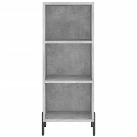 Vidaxl dressoir 34,5x32,5x90 cm bewerkt hout betongrijs