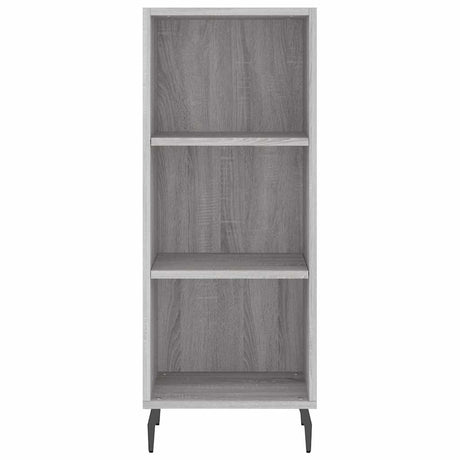 Vidaxl dressoir 34,5x32,5x90 cm bewerkt hout grijs sonoma eikenkleurig