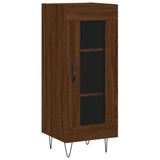 Vidaxl dressoir 34,5x34x90 cm bewerkt hout bruin eikenkleur