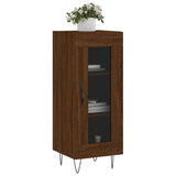 Vidaxl dressoir 34,5x34x90 cm bewerkt hout bruin eikenkleur