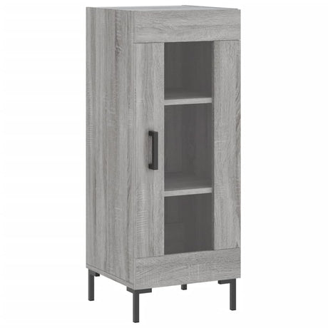 Vidaxl dressoir 34,5x34x90 cm bewerkt hout grijs sonoma eikenkleurig