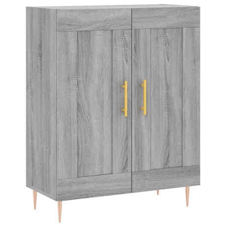Vidaxl dressoir 69,5x34x90 cm bewerkt hout grijs sonoma eikenkleurig