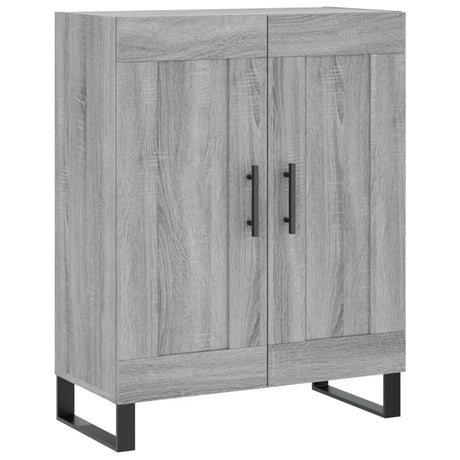 Vidaxl dressoir 69,5x34x90 cm bewerkt hout grijs sonoma eikenkleurig