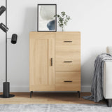 Vidaxl dressoir 69,5x34x90 cm bewerkt hout sonoma eikenkleurig