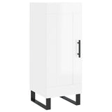 Vidaxl dressoir 34,5x34x90 cm bewerkt hout hoogglans wit