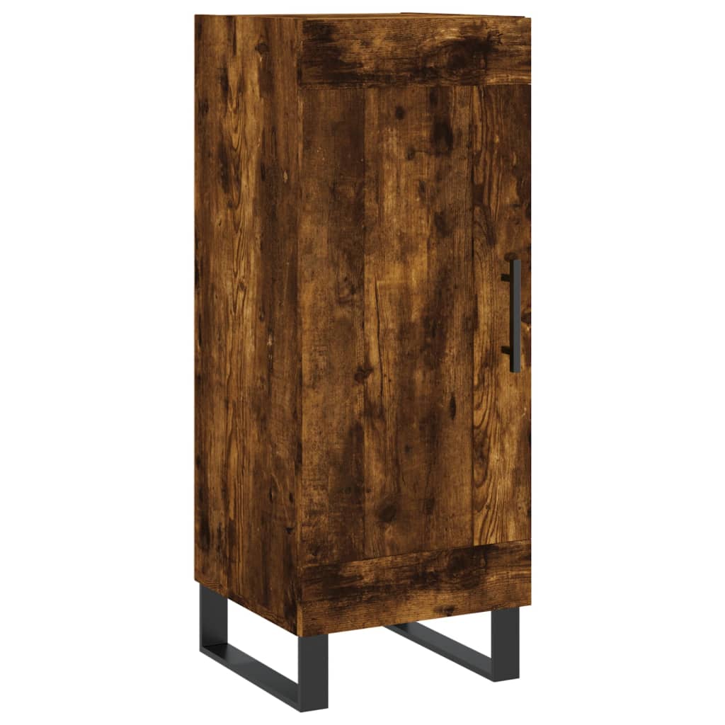 Vidaxl dressoir 34,5x34x90 cm bewerkt hout gerookt eiken