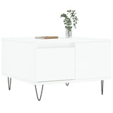 Vidaxl salontafel 55x55x36,5 cm bewerkt hout wit