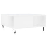 Vidaxl salontafel 80x80x36,5 cm bewerkt hout wit