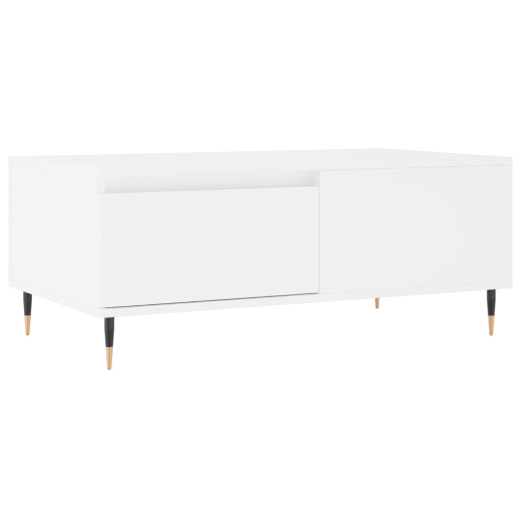 Vidaxl salontafel 90x50x36,5 cm bewerkt hout wit