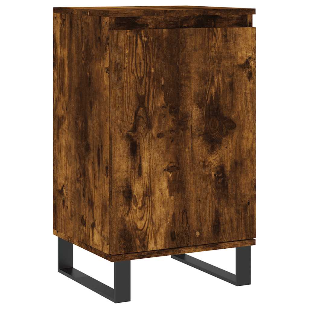 Vidaxl dressoir 40x35x70 cm bewerkt hout gerookt eikenkleurig