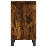 Vidaxl dressoir 40x35x70 cm bewerkt hout gerookt eikenkleurig