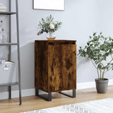Vidaxl dressoir 40x35x70 cm bewerkt hout gerookt eikenkleurig