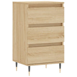 Vidaxl dressoir 40x35x70 cm bewerkt hout sonoma eikenkleurig