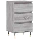 Vidaxl dressoir 40x35x70 cm bewerkt hout grijs sonoma