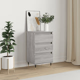 Vidaxl dressoir 40x35x70 cm bewerkt hout grijs sonoma