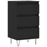 Vidaxl dressoir 40x35x70 cm bewerkt hout zwart
