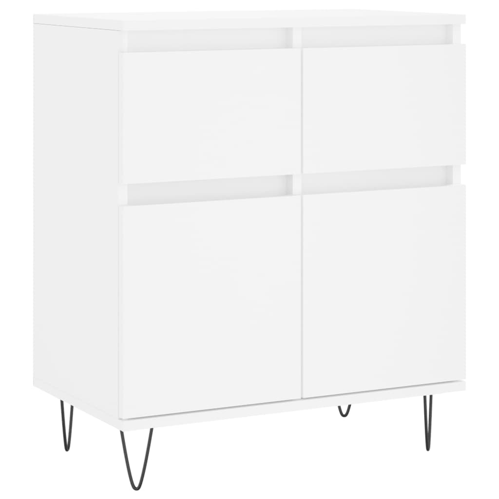 Vidaxl dressoir 60x35x70 cm bewerkt hout wit