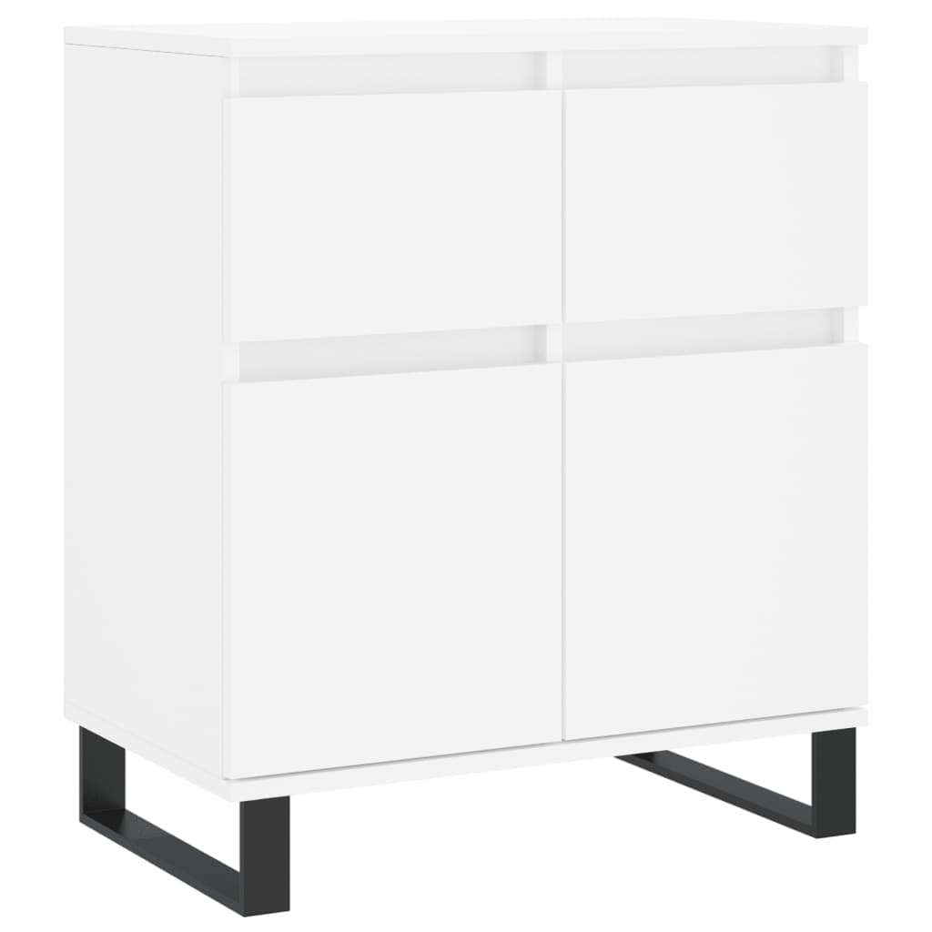 Vidaxl dressoir 60x35x70 cm bewerkt hout wit
