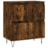 Vidaxl dressoir 60x35x70 cm bewerkt hout gerookt eikenkleurig