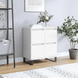 Vidaxl dressoir 60x35x70 cm bewerkt hout wit