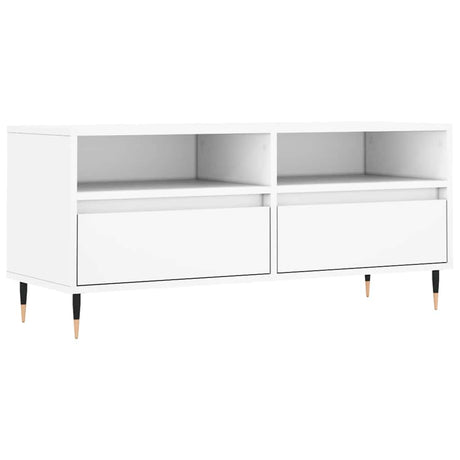 Vidaxl tv-meubel 100x34,5x44,5 cm bewerkt hout wit