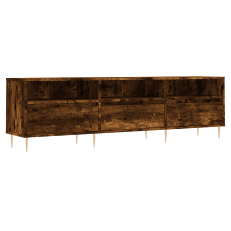 Vidaxl tv-meubel 150x30x44,5 cm bewerkt hout gerookt eikenkleurig