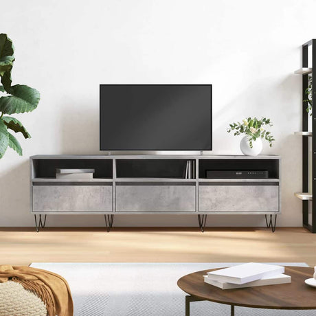 Vidaxl tv-meubel 150x30x44,5 cm bewerkt hout betongrijs