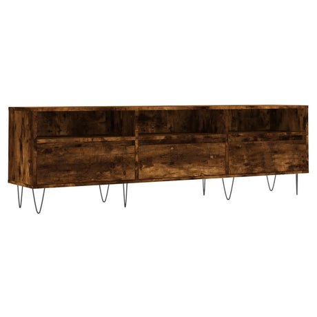 Vidaxl tv-meubel 150x30x44,5 cm bewerkt hout gerookt eikenkleurig