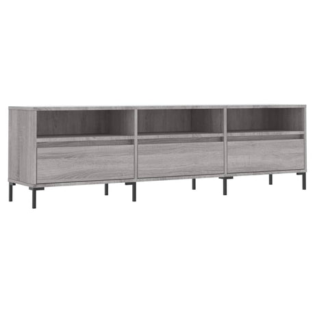 Vidaxl tv-meubel 150x30x44,5 cm bewerkt hout grijs sonoma eikenkleurig