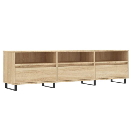 Vidaxl tv-meubel 150x30x44,5 cm bewerkt hout sonoma eikenkleurig