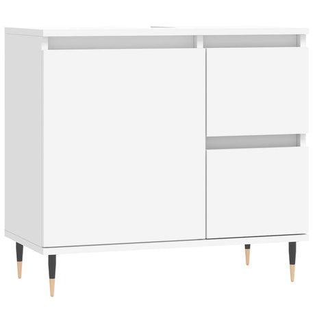 Vidaxl badkamerkast 65x33x60 cm bewerkt hout wit