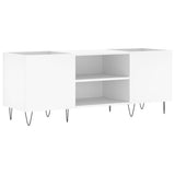 Vidaxl platenkast 121x38x48 cm bewerkt hout wit