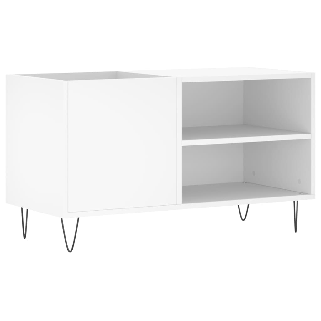 Vidaxl platenkast 85x38x48 cm bewerkt hout wit