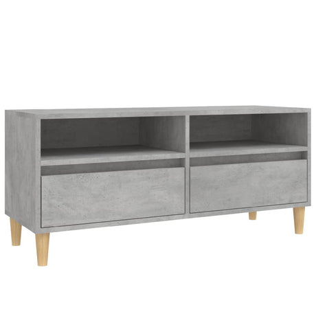 Vidaxl tv-meubel 100x34,5x44,5 cm bewerkt hout betongrijs