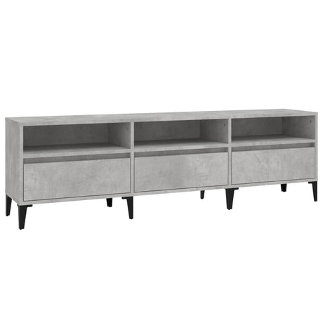 Vidaxl tv-meubel 150x30x44,5 cm bewerkt hout betongrijs