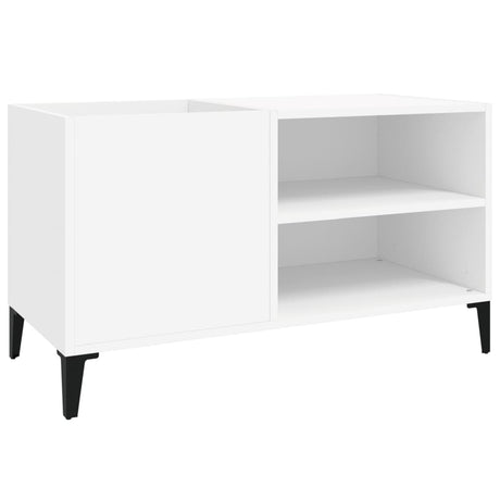 Vidaxl platenkast 84,5x38x48 cm bewerkt hout wit