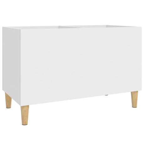 Vidaxl platenkast 74,5x38x48 cm bewerkt hout wit