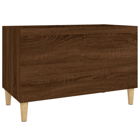 Vidaxl platenkast 74,5x38x48 cm bewerkt hout bruin eikenkleur