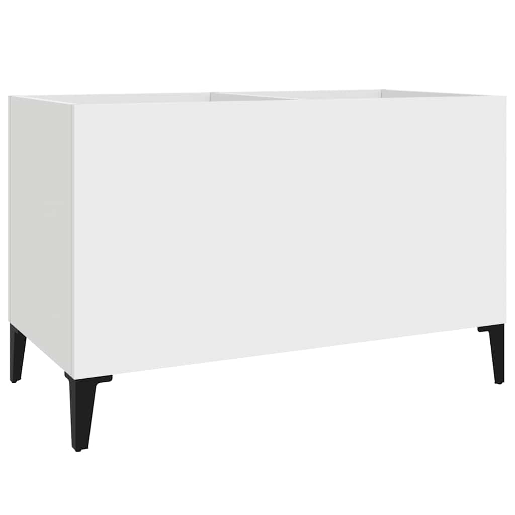 Vidaxl platenkast 74,5x38x48 cm bewerkt hout wit