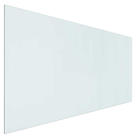 Vidaxl vuurplaats glazen plaat transparant 120 x 60 cm glas