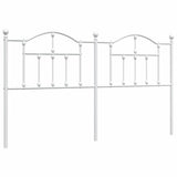 Vidaxl vervangend hoofdbord 180 cm metaal wit